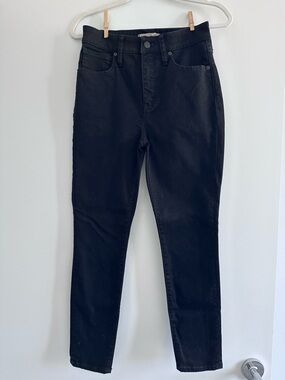 Madewell Curvy High-Rise Skinny Jean 27P Black